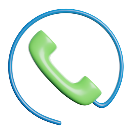 Telefone  3D Icon