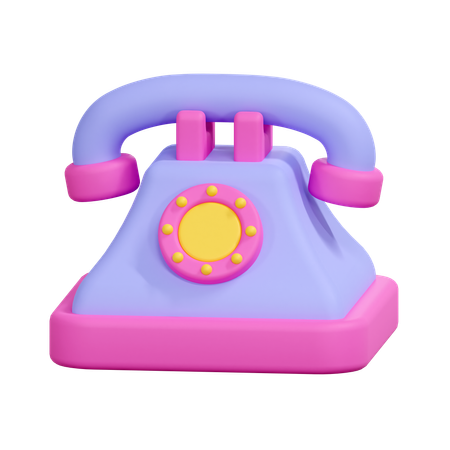 Telefone  3D Icon