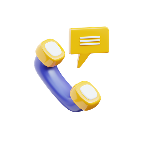 Telefone  3D Icon