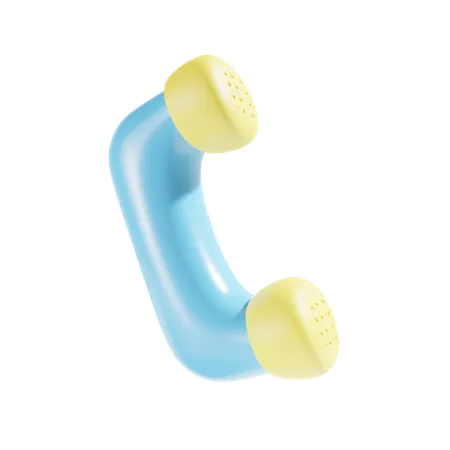 Telefone  3D Icon