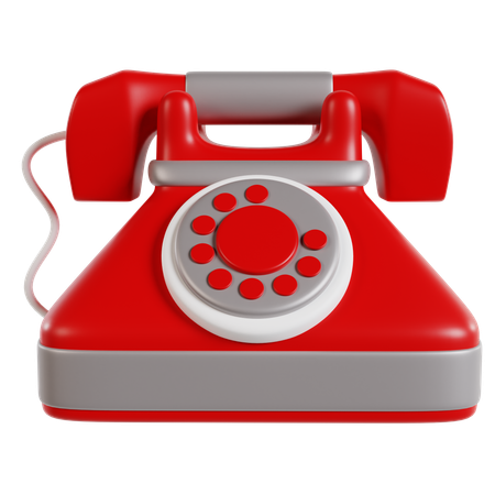 Telefone  3D Icon