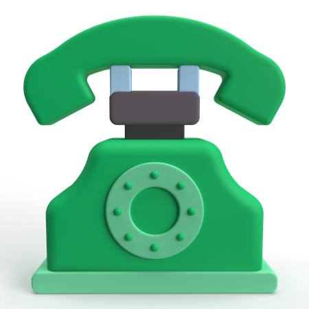 Telefone  3D Icon