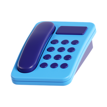 Telefone  3D Icon