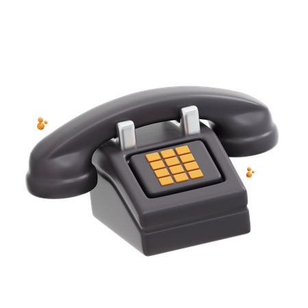 Telefone  3D Icon