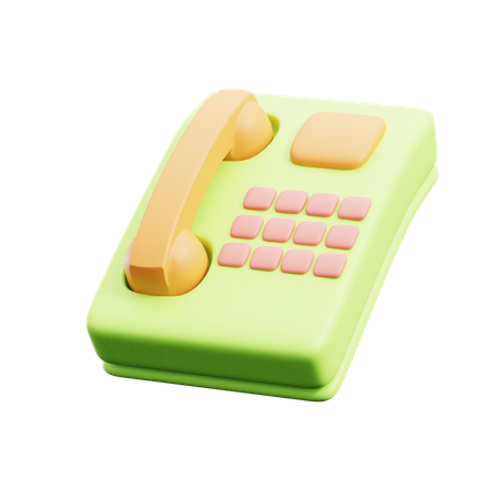 Telefone  3D Icon