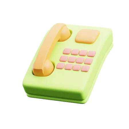 Telefone  3D Icon