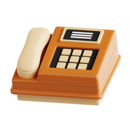 Telefone  3D Icon