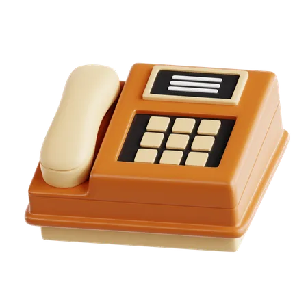 Telefone  3D Icon