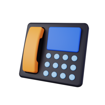 Telefone  3D Icon