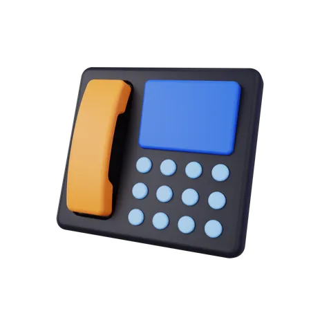 Telefone  3D Icon