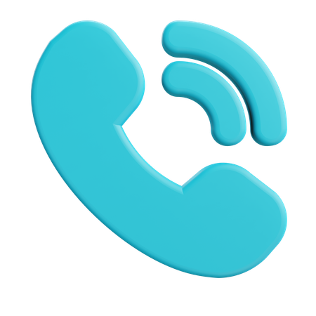 Chamada telefónica  3D Icon