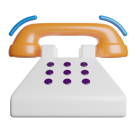 Telefone  3D Icon