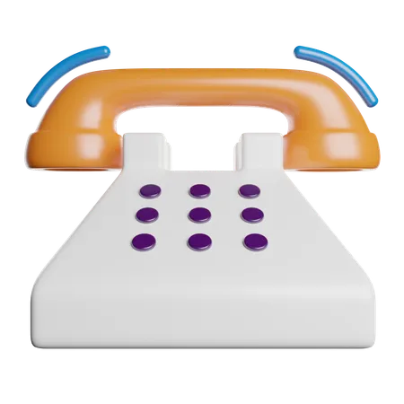 Telefone  3D Icon