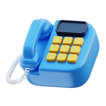 Telefone  3D Icon