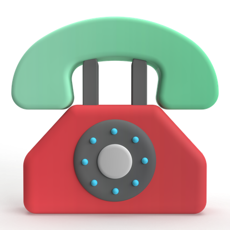 Telefone  3D Icon