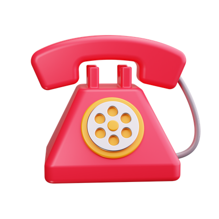 Telefone  3D Icon