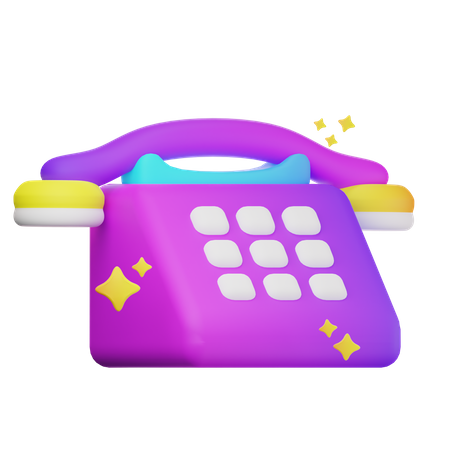 Telefone  3D Icon