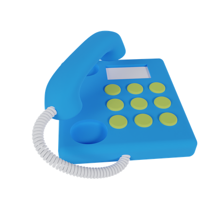 Telefone  3D Icon