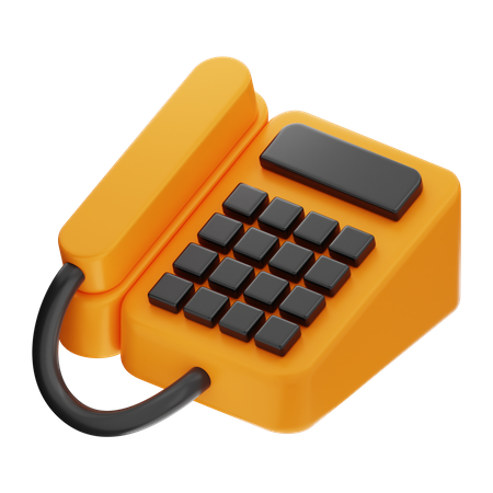 Telefone  3D Icon