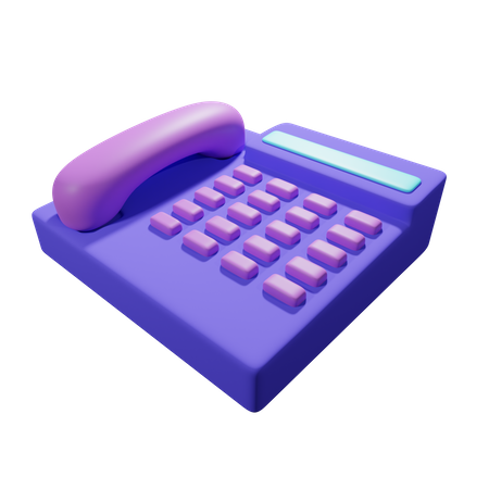 Telefone  3D Icon