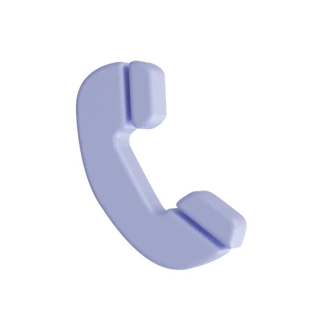 Chamada telefónica  3D Icon