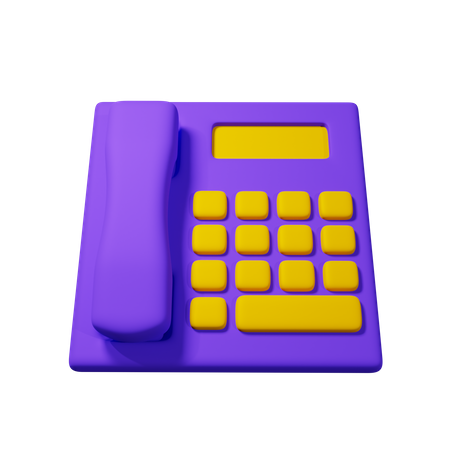 Telefone  3D Icon