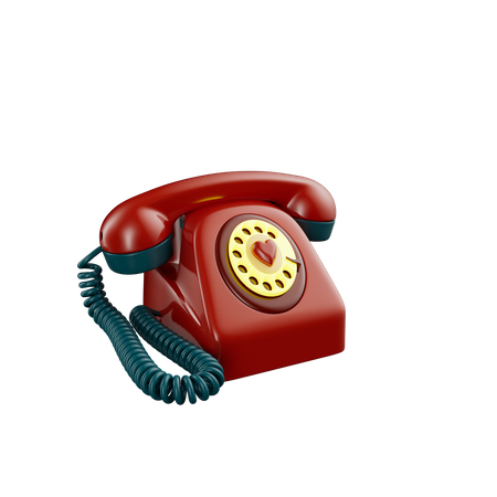 Telefone  3D Icon