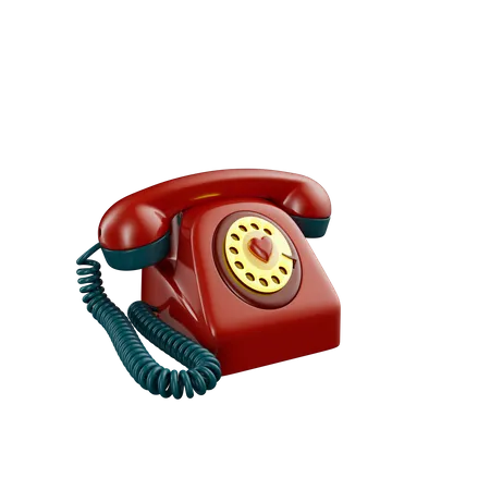 Telefone  3D Icon