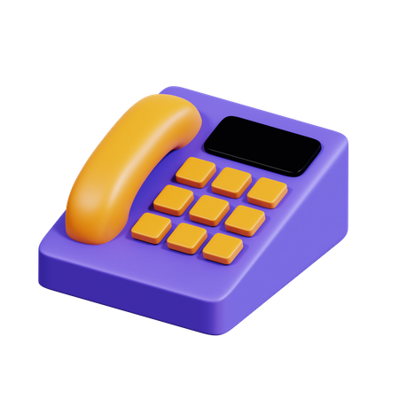 Telefone  3D Icon