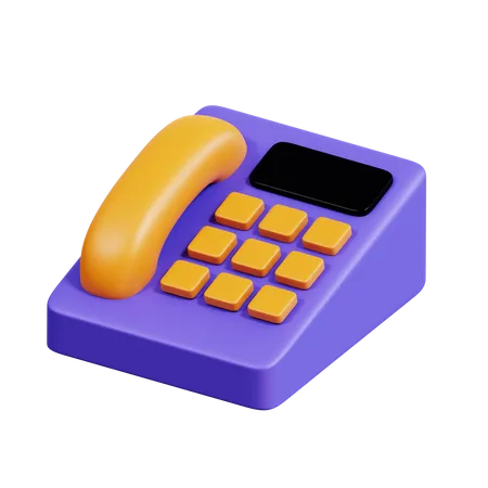 Telefone  3D Icon