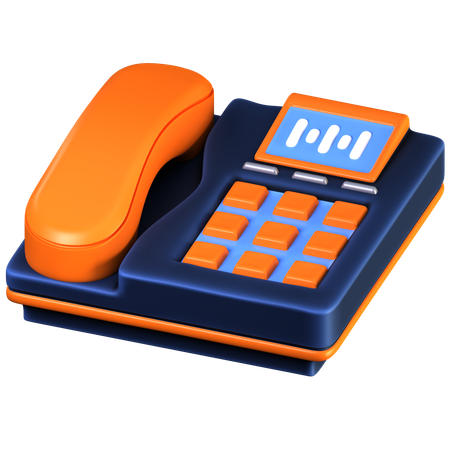 Telefone  3D Icon