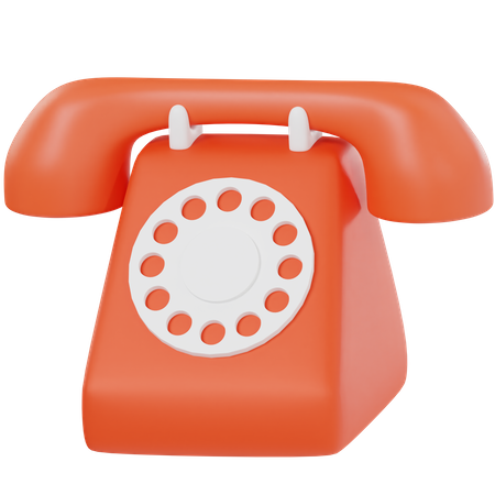 Telefone  3D Icon