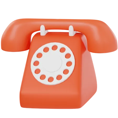 Telefone  3D Icon