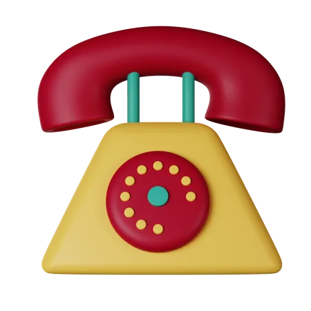 Telefone  3D Icon