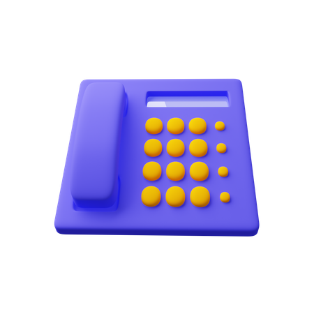 Telefone  3D Icon