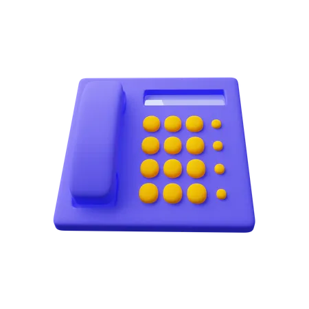 Telefone  3D Icon