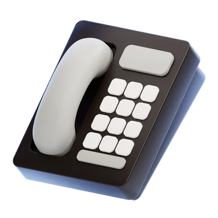 Telefone  3D Icon