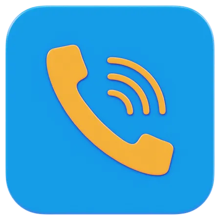 Aplicativo de telefone  3D Icon