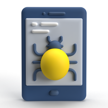 Bug do telefone  3D Icon