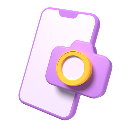 Câmera do telefone  3D Icon