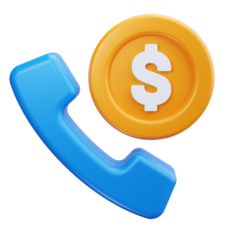 Chamada telefónica  3D Icon