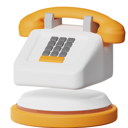 Telefone clássico  3D Icon