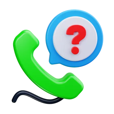 Telefone desconhecido  3D Icon