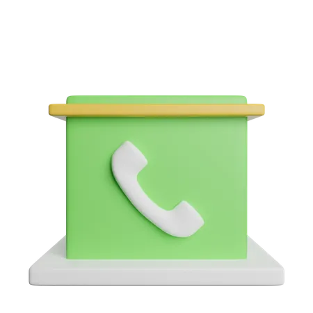 Numero De Telefone Do Escritorio 3D Icon