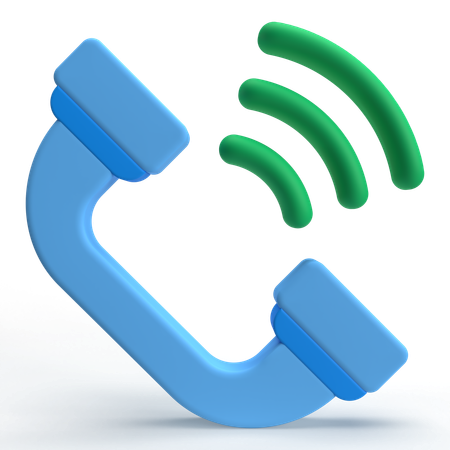 Telefone fixo  3D Icon