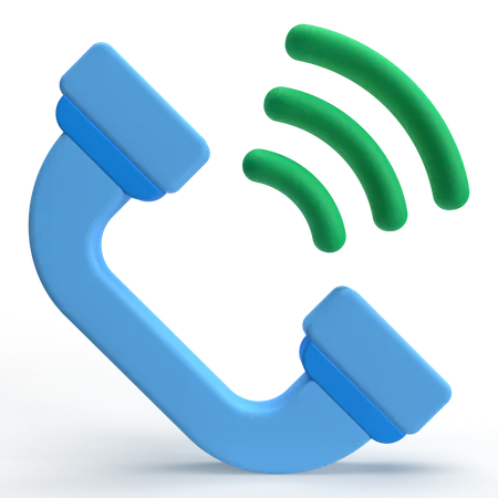 Telefone fixo  3D Icon