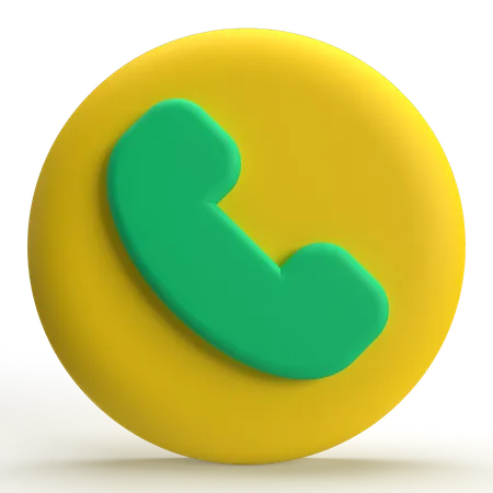 Chamada telefónica  3D Icon