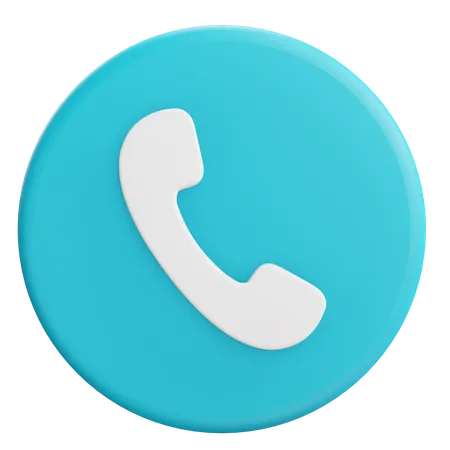 Chamada telefónica  3D Icon