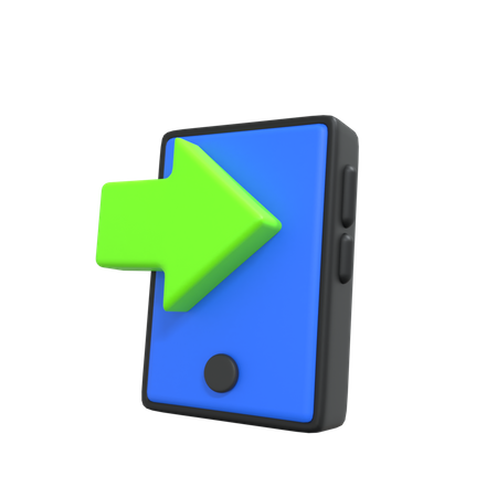 Login do telefone  3D Icon