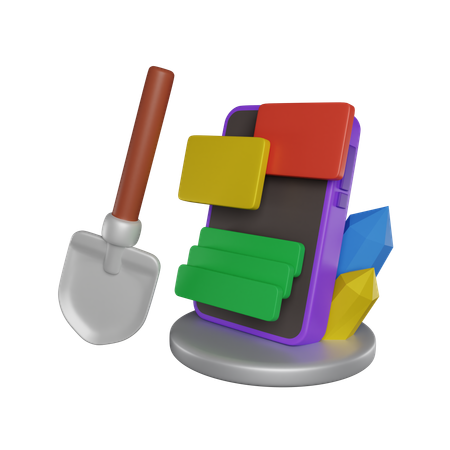 Manutenção de telefone  3D Icon